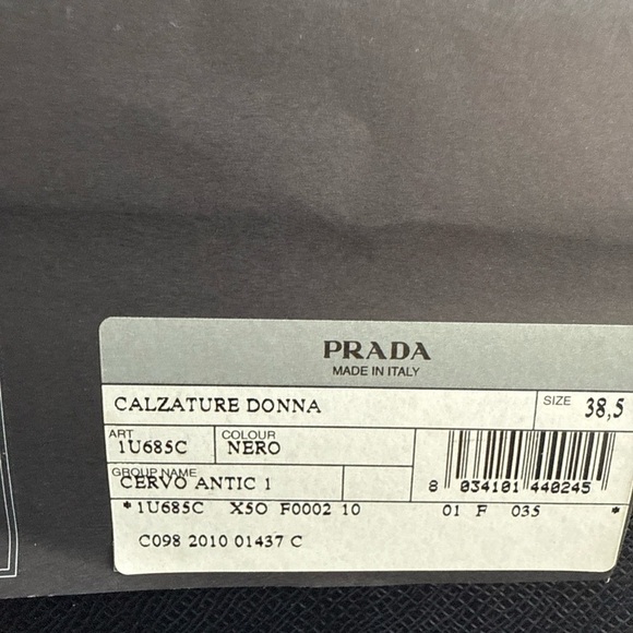 Prada authentic black pull on boots 38.5 - Picture 13 of 16